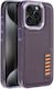 Dark Umschlag Rückseite Synthetisches Leder / Silikon Lila (Xiaomi Redmi)