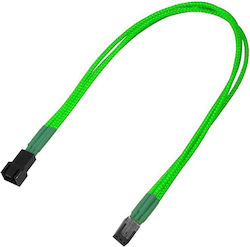 Καλώδιo Nanoxia 3-pin Extension 30 Cm Single Neon-green Καλώδιo Nanoxia 3-pin Extension 30 Cm Single Neon-green