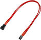 Cablu Nanoxia 3-pini Extensie 30 Cm Single Red