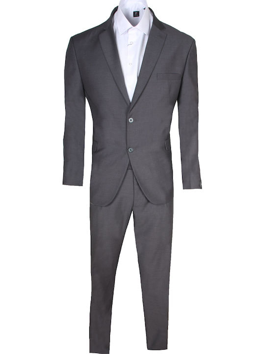 Men's Winter Suit Jacket Regular Fit Gray