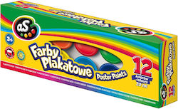 Poster Paints 12 Colors 20 Ml Astra As