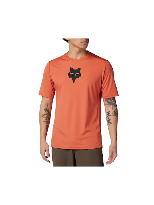 Fox Ranger Ανδρική Κοντομάνικη Μπλούζα Mountain Bike Πορτοκαλί Fox Ranger Ανδρική Κοντομάνικη Μπλούζα Mountain Bike Πορτοκαλί