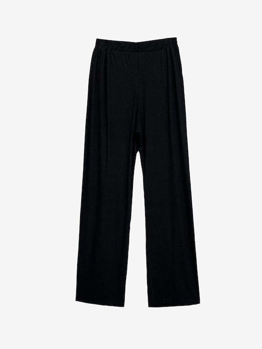 Kiki Women's Fabric Trousers Black