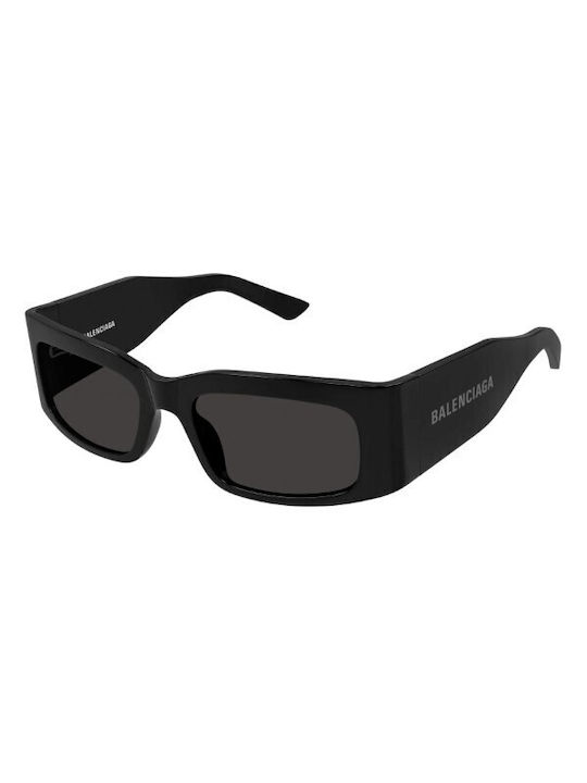 Balenciaga Sunglasses with Black Plastic Frame and Black Lens BB0328S-001