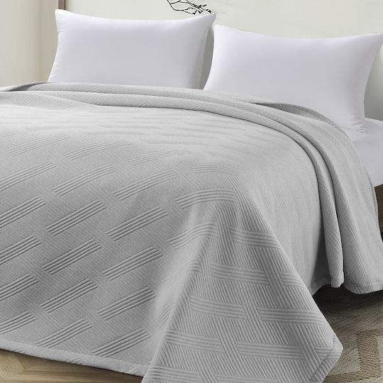 Beauty Home Piqué Decke King Size 260x270cm Grau 11175GI-GRAU