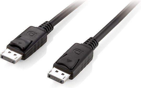Equip Cable DisplayPort male - DisplayPort male 2m Μαύρο (159332)