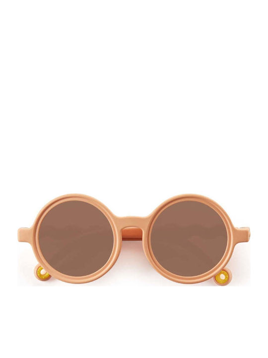Olivio & Co Στρογγυλά Παιδικά Γυαλιά Ηλίου με Polarized Φακό Κίτρινα