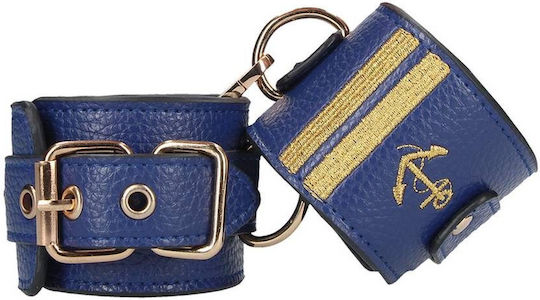 Δερμάτινες Ποδοπέδες Ouch Vegan Leather Ankle Cuffs Sailor Theme