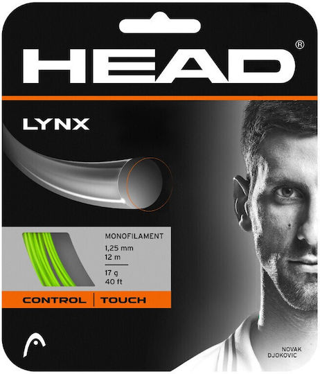 Head Lynx Tennis Racket String Yellow Φ1.20mm