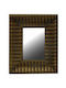 Besty Decor Wandspiegel mit Gold Hölzernes Rahmen 30x26cm 1Stück