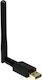 Inter-Tech Argus USB Netzwerkadapter Mit Drahtloser Verbindung Wi-Fi Und Abnehmbarer Antenne