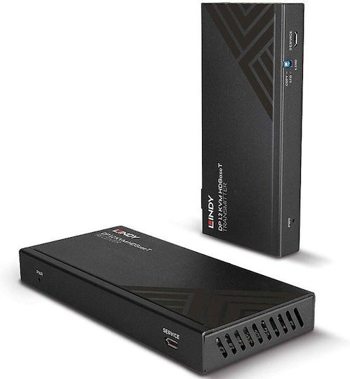 Kvm Switch Lindy 150m Cat.6 Displayport &usb Hdbaset Ext Ir/rs232