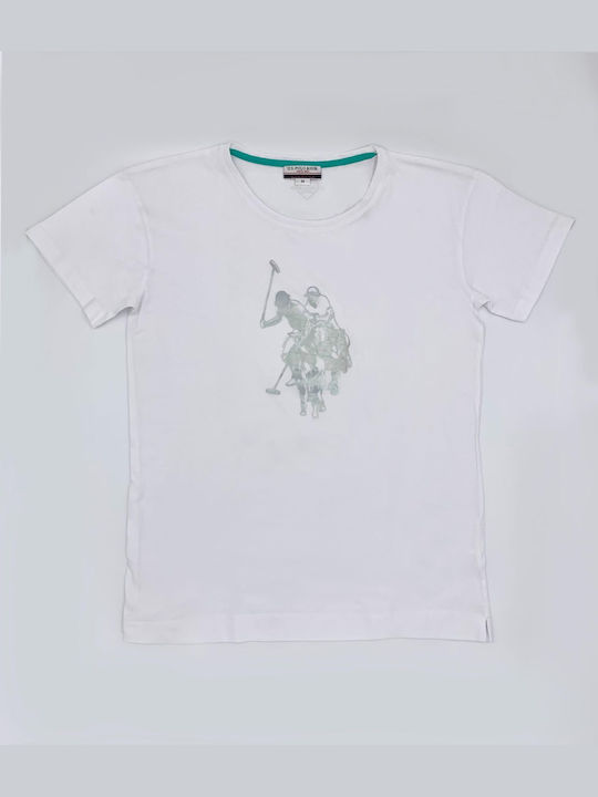 U.S. Polo Assn. Damen T-Shirt White