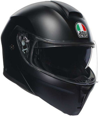 AGV K3 E2206 Flip-Up Helmet with Pinlock ECE 22.06 1690gr Black Matt