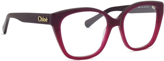 Chloe Acetate Eyeglass Frame Purple CH0241O 003