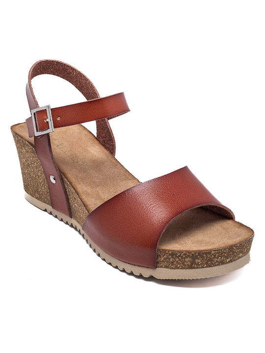 Callesta Women's Platform Shoes Tabac Brown