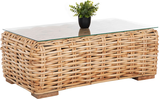 Τραπέζι Καθιστικού Tropel 110x60x40 Ξυλο mango