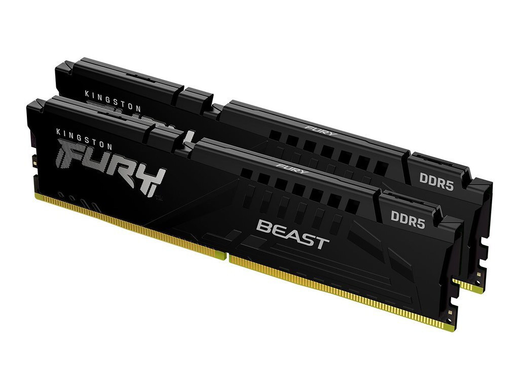 Kingston Fury Beast 64GB DDR5 RAM με 2 Modules (2x32GB) και Ταχύτητα 6400 για Desktop