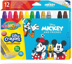 Gel Crayons Silky Colorino Mickey Mouse