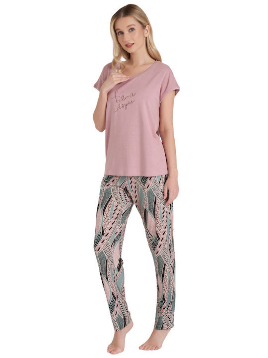 Pijadore Summer Women's Pyjama Set Powder