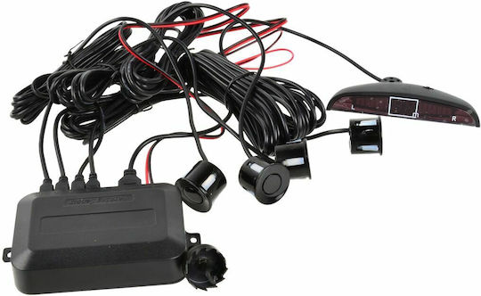 Geko Car Parking System and 4 Sensors in Black Color