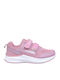 Kinder Sneaker mit Bügel- und Schleifenverschluss Lila