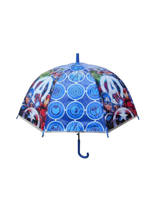 Avengers Kinder Regenschirm Gebogener Handgriff Bunt mit Durchmesser 46cm.