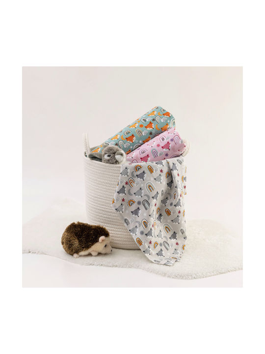 Borea Baby Sheets Set Cradle Cotton Αλεπού Mult...