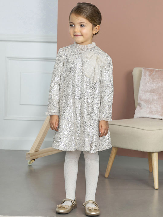 Abel & Lula Kinderstrumpfhose Polka Dot Beige