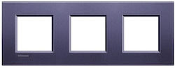 Bticino Switch Frame 2 Positions in Purple Color LNA4802M3CB