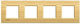Bticino Switch Frame 2 Positions in Beige Color LNA4802M4LBA