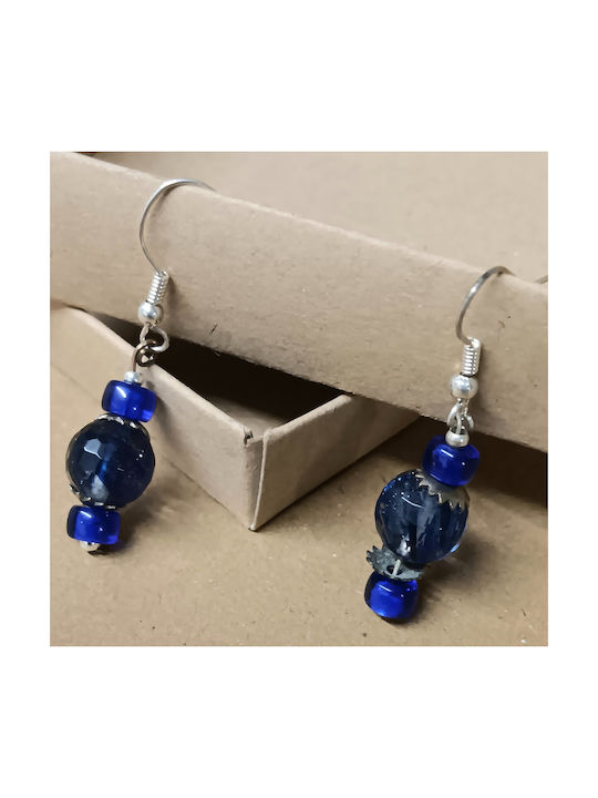 Earrings with Stones Blue