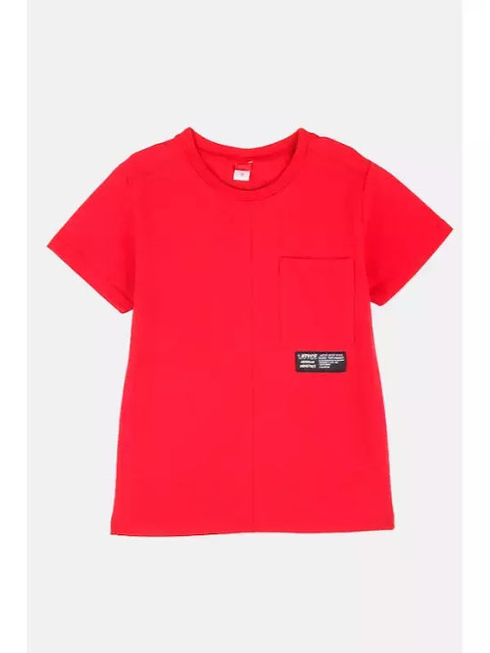 Joyce Kids Blouse Short Sleeve Red