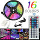 ACP Waterproof LED Strip 12V RGBW Light 5m Type SMD5050 with Power Supply & Remote Control