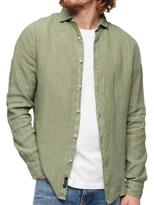 Superdry D3 Stud Studios Casual Μακρυμάνικo Λιν...