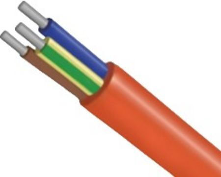 SGL Cablu De Alimentare Tip SiHF Cu Diametru 2x0.75mm² În Culoare Roșie 1m