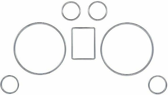 JOM Car Instrument Panel Decoration in Silver Color