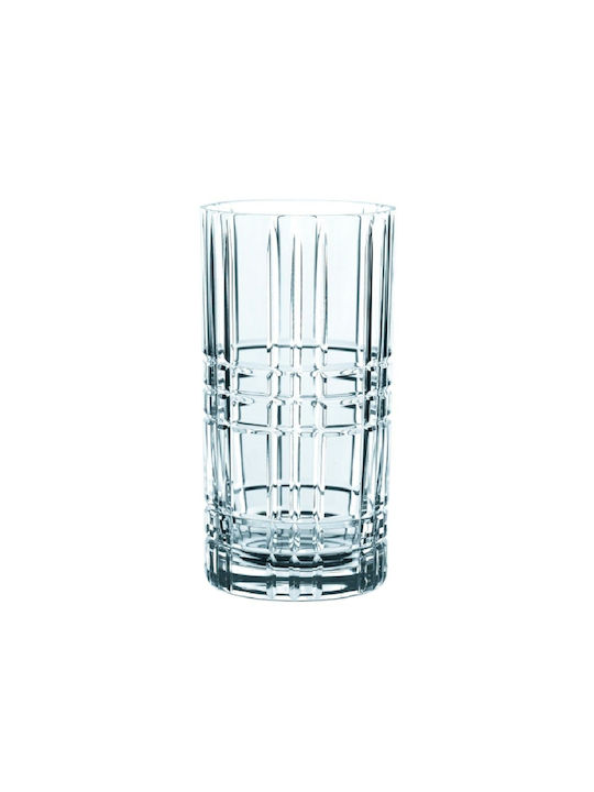 Nachtmann Set Gläser Wasser aus Kristall mit Strohhalm 445ml 4Stück