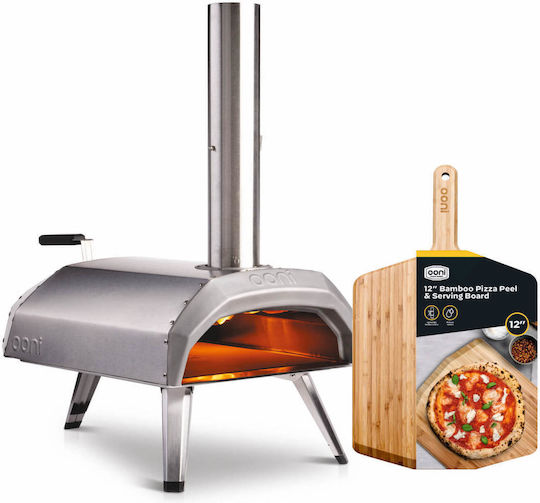 Ooni Karu 12 Cuptor de Pizza de lemn Bamboo Peel 12'' - Placă de bambus de 12'' 40x77x80cm
