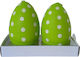 Etoile Easter Candle Egg Green 10x10x1cm