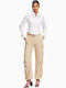 Dama Tesatura Pantaloni Cargo Bej
