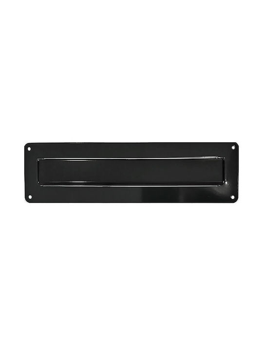 Viometal Compartiment Cutie Poștală Metalică în Culoarea Negru 38x10cm