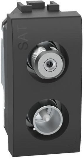 Bticino TV and Satellite Antenna Socket in Gray color L4214DN