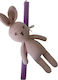 My First Candle Round Scented Handmade with Box 30cm Various Designs or Colors or Personalized Knitted Handmade Bunny
