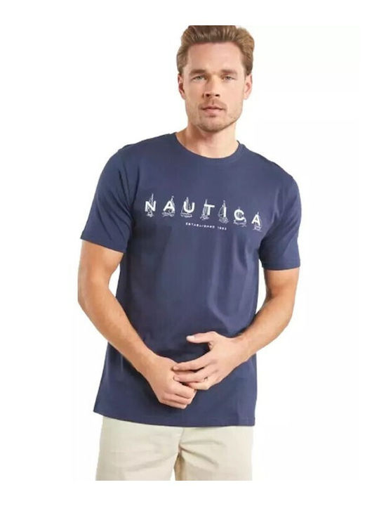 Nautica Herren T-Shirt Kurzarm BLUE NAVY