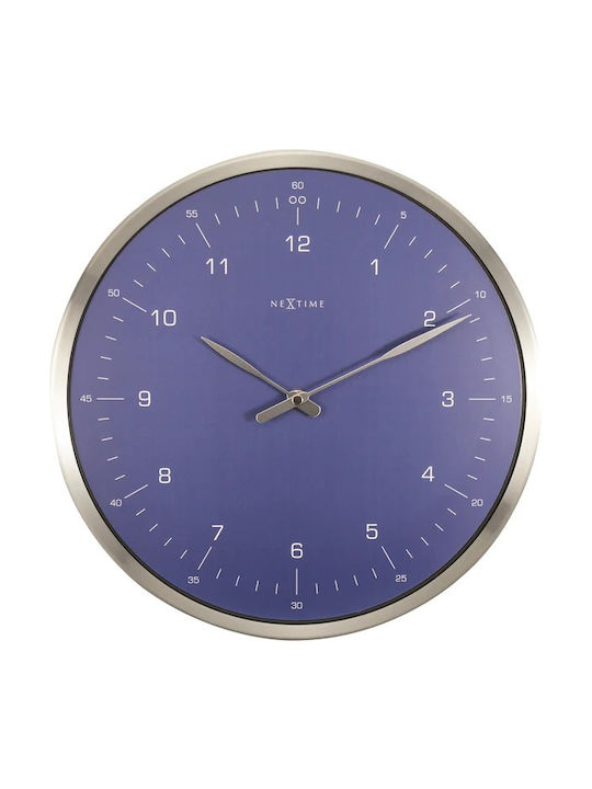 Nextime Wall Clock Glass Ø60cm