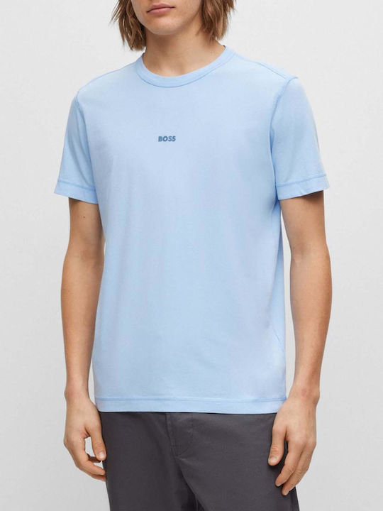 Hugo Boss Ανδρικό T-shirt Κοντομάνικο Μπλε