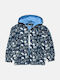 Kinder Freizeitjacke mit Kapuze Marineblau