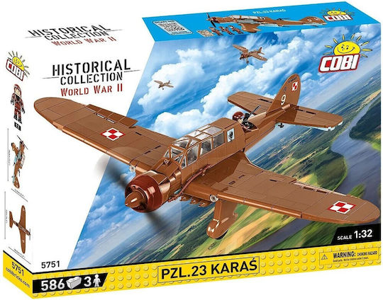 Cobi Τουβλάκια PZL.23 Karaś για 8+ Ετών 586τμχ