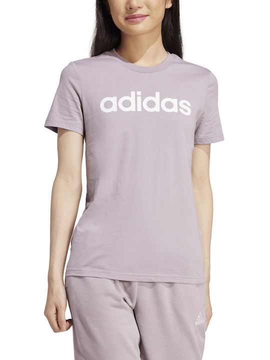 Adidas Γυναικεία Αθλητική Μπλούζα Μπεζ